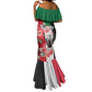Personalized Afro Sudan Mermaid Dress Happy Independence Day