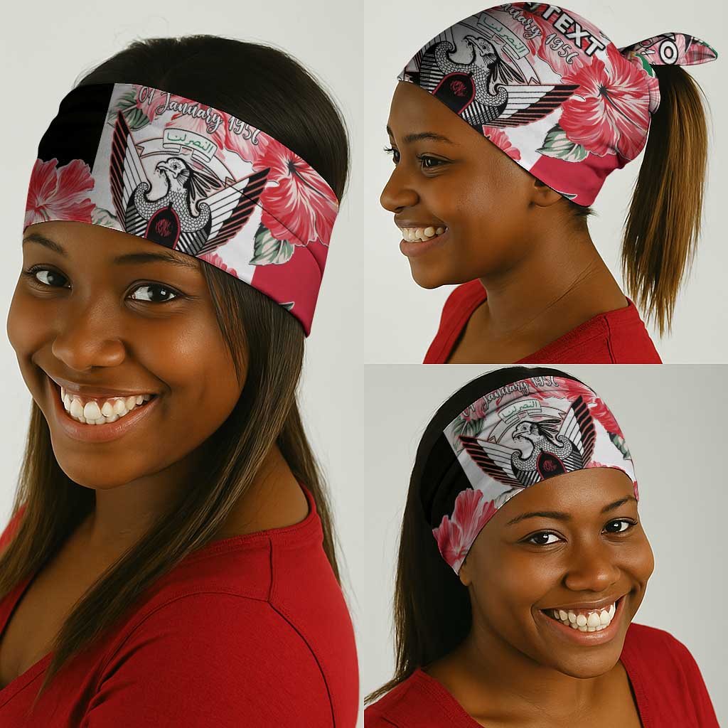 Personalized Afro Sudan Neck Gaiter Happy Independence Day LT15
