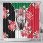 Personalized Afro Sudan Shower Curtain Happy Independence Day