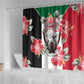 Personalized Afro Sudan Shower Curtain Happy Independence Day