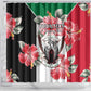 Personalized Afro Sudan Shower Curtain Happy Independence Day