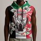 Personalized Afro Sudan Sleeveless Hoodie Happy Independence Day - African Pride
