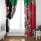 Personalized Afro Sudan Window Curtain Happy Independence Day