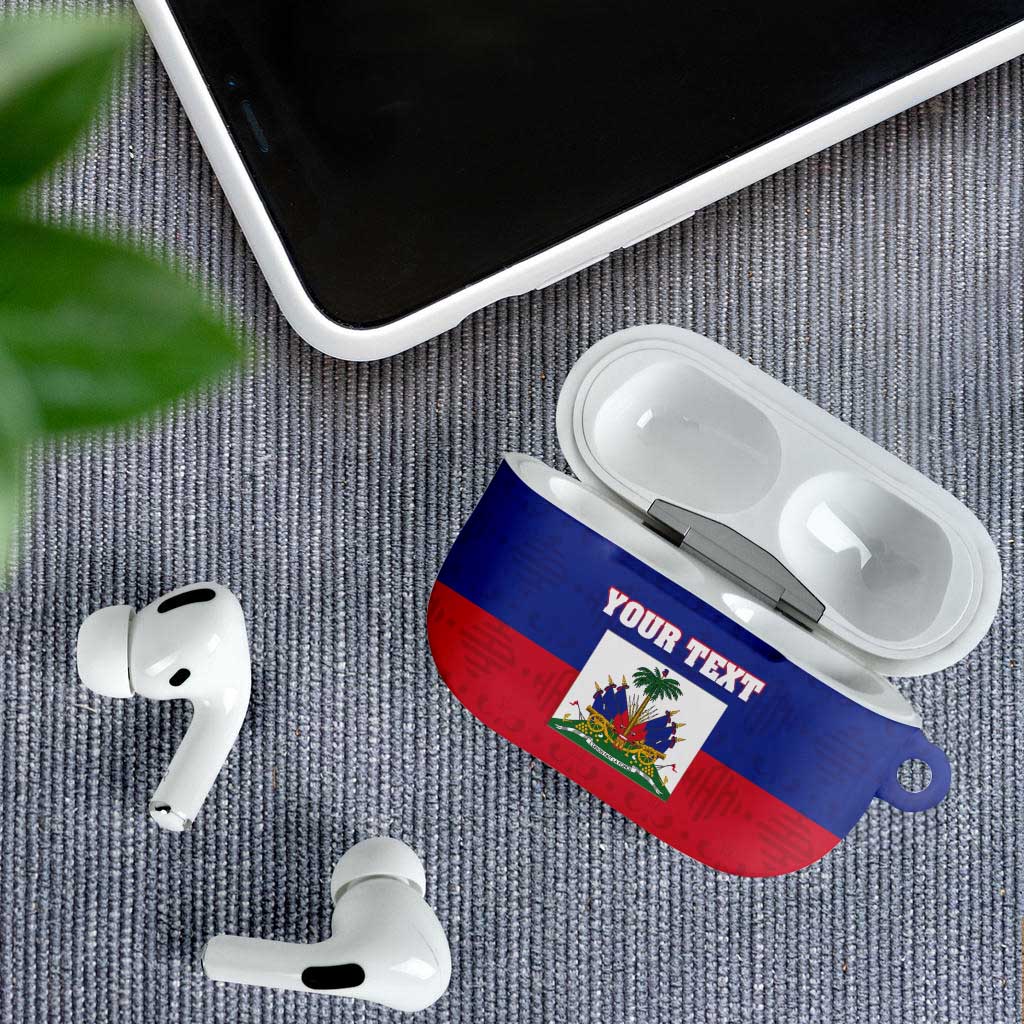 Custom Haiti Football AirPods Case Les Grenadiers 2026 Back to the World Cup