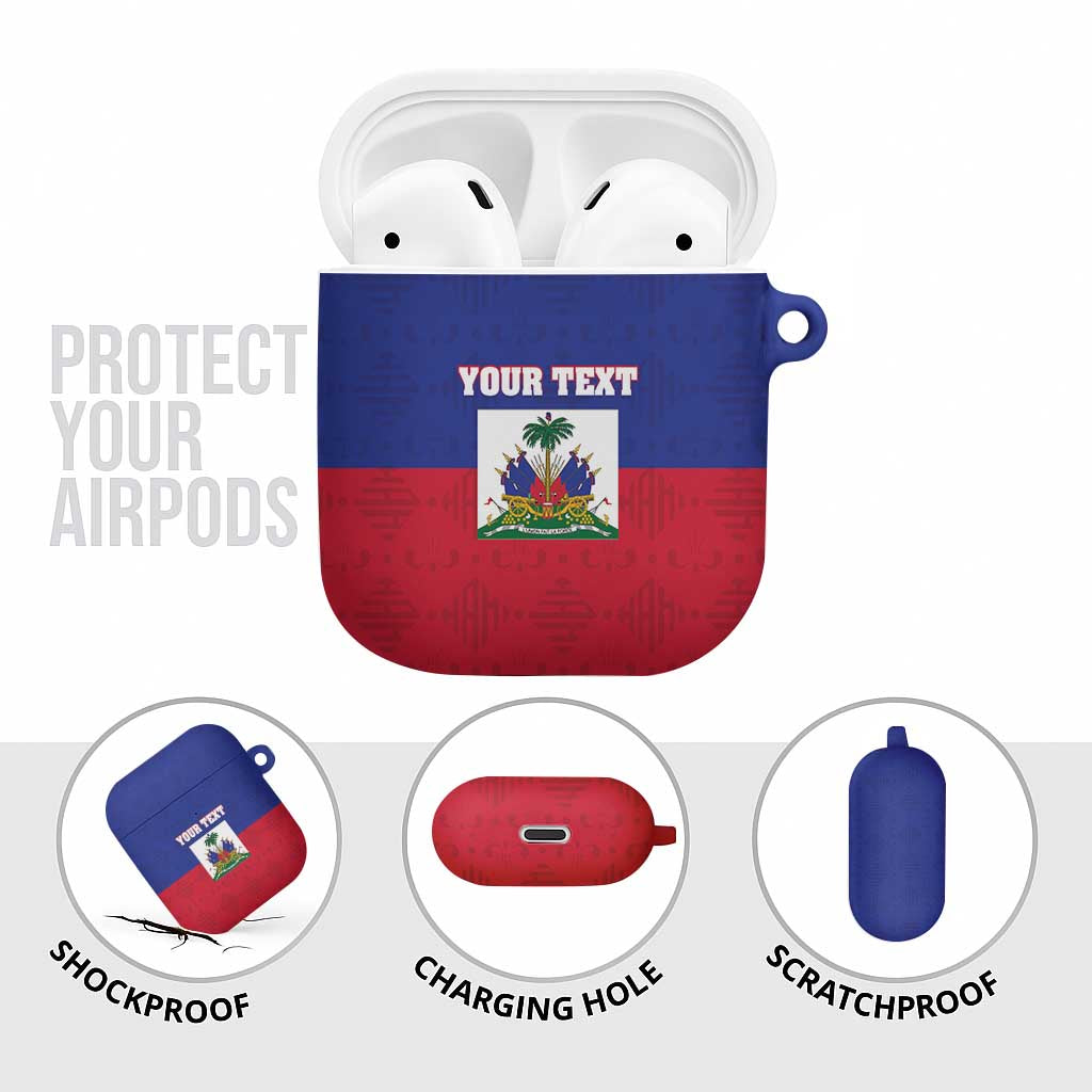 Custom Haiti Football AirPods Case Les Grenadiers 2026 Back to the World Cup