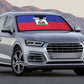 Custom Haiti Football Auto Sun Shade Les Grenadiers 2026 Back to the World Cup