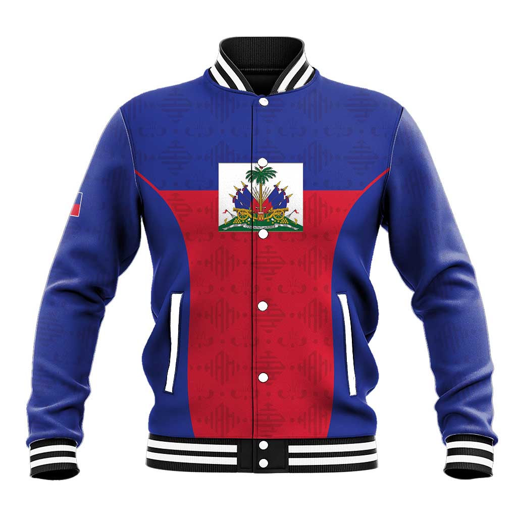 Afro Pride of Haiti Football Baseball Jacket Return to the World Stage - African Pride
