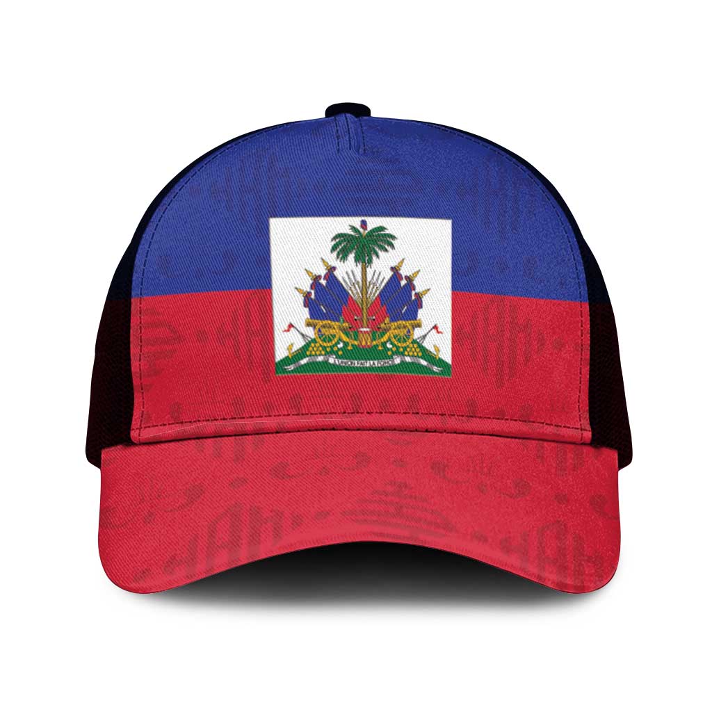 Afro Pride of Haiti Football Baseball Net Cap Return to the World Stage - African Pride