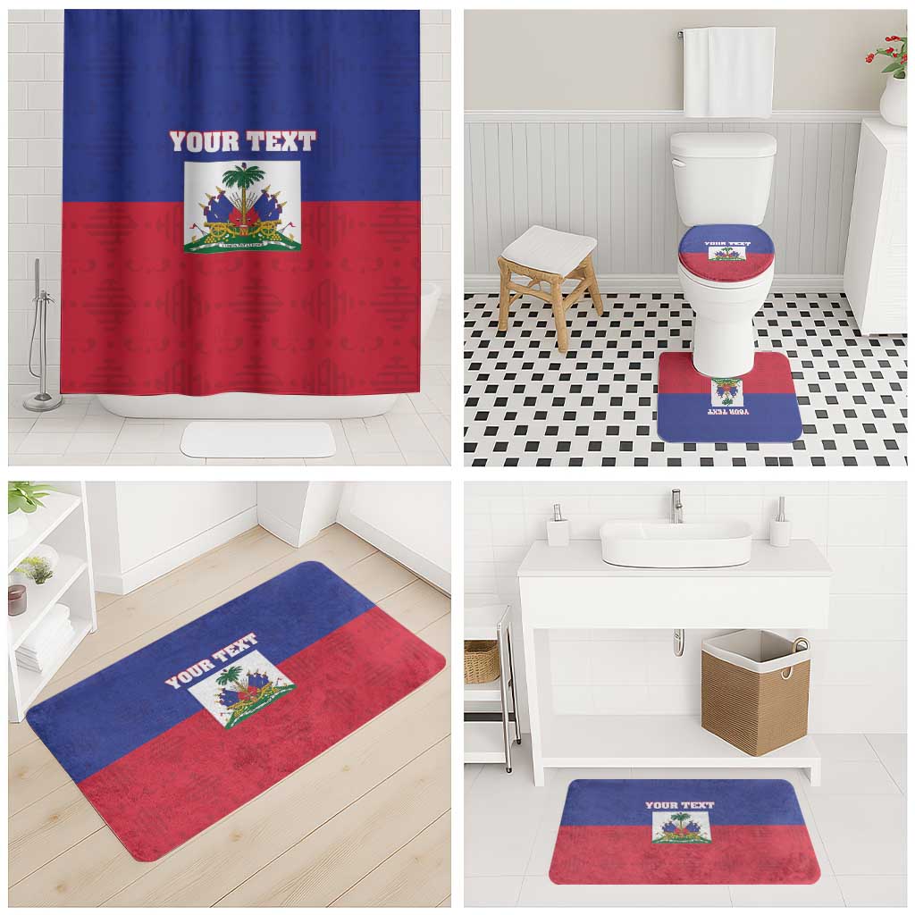 Custom Haiti Football Bathroom Set Les Grenadiers 2026 Back to the World Cup