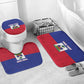 Custom Haiti Football Bathroom Set Les Grenadiers 2026 Back to the World Cup