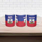 Custom Haiti Football Ceramic Mug Les Grenadiers 2026 Back to the World Cup
