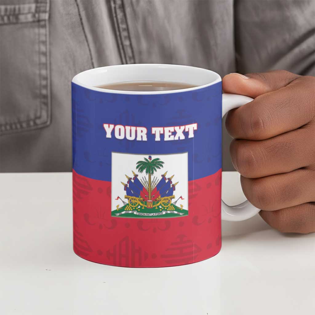 Custom Haiti Football Ceramic Mug Les Grenadiers 2026 Back to the World Cup