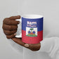 Custom Haiti Football Ceramic Mug Les Grenadiers 2026 Back to the World Cup