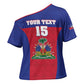 Custom Haiti Football Cross Shoulder Shirt Les Grenadiers 2026 Back to the World Cup