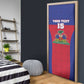 Custom Haiti Football Door Cover Les Grenadiers 2026 Back to the World Cup
