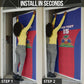 Custom Haiti Football Door Cover Les Grenadiers 2026 Back to the World Cup