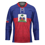 Custom Haiti Football Hockey Jersey Les Grenadiers 2026 Back to the World Cup