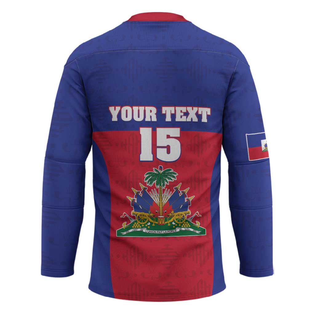 Custom Haiti Football Hockey Jersey Les Grenadiers 2026 Back to the World Cup