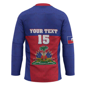 Custom Haiti Football Hockey Jersey Les Grenadiers 2026 Back to the World Cup