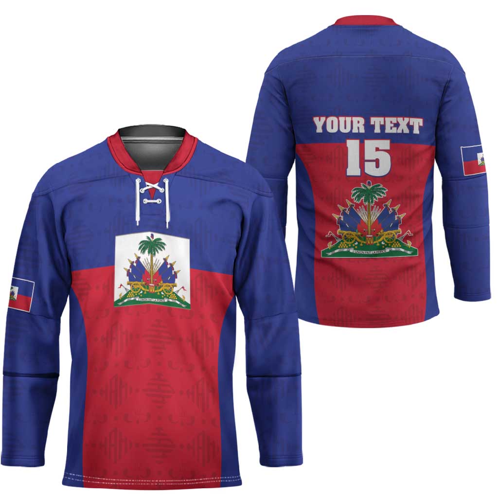 Custom Haiti Football Hockey Jersey Les Grenadiers 2026 Back to the World Cup