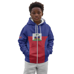 Afro Pride of Haiti Football Kid Hoodie Return to the World Stage - African Pride