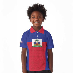 Afro Pride of Haiti Football Kid Polo Shirt Return to the World Stage - African Pride