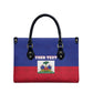 Custom Haiti Football Leather Bag Les Grenadiers 2026 Back to the World Cup