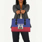 Custom Haiti Football Leather Bag Les Grenadiers 2026 Back to the World Cup