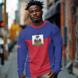 Afro Pride of Haiti Football Long Sleeve Shirt Return to the World Stage - African Pride