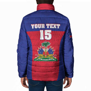 Custom Haiti Football Padded Jacket Les Grenadiers 2026 Back to the World Cup