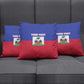 Custom Haiti Football Pillow Cover Les Grenadiers 2026 Back to the World Cup