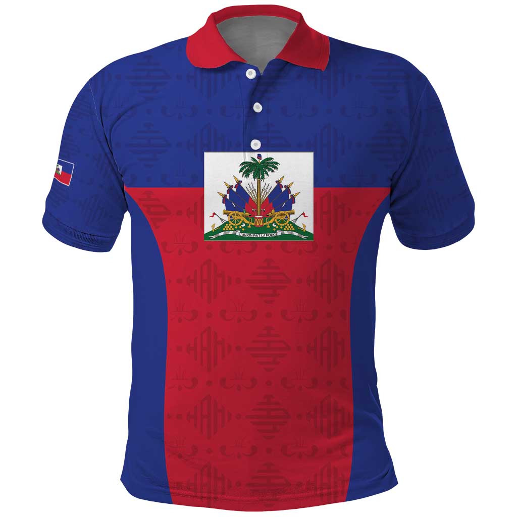 Afro Pride of Haiti Football Polo Shirt Return to the World Stage - African Pride