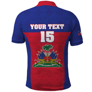Afro Pride of Haiti Football Polo Shirt Return to the World Stage - African Pride