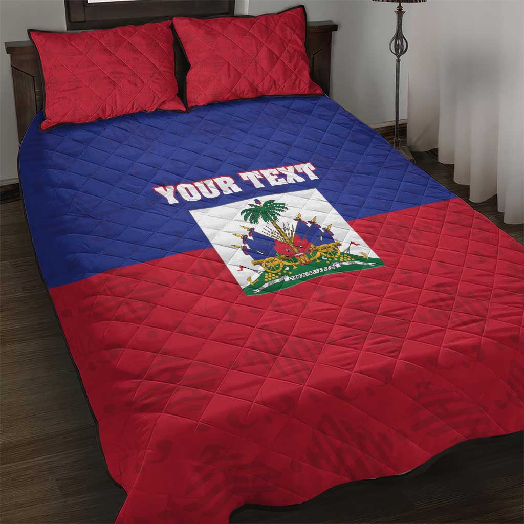 Afro Pride of Haiti Football Quilt Bed Set Return to the World Stage - African Pride