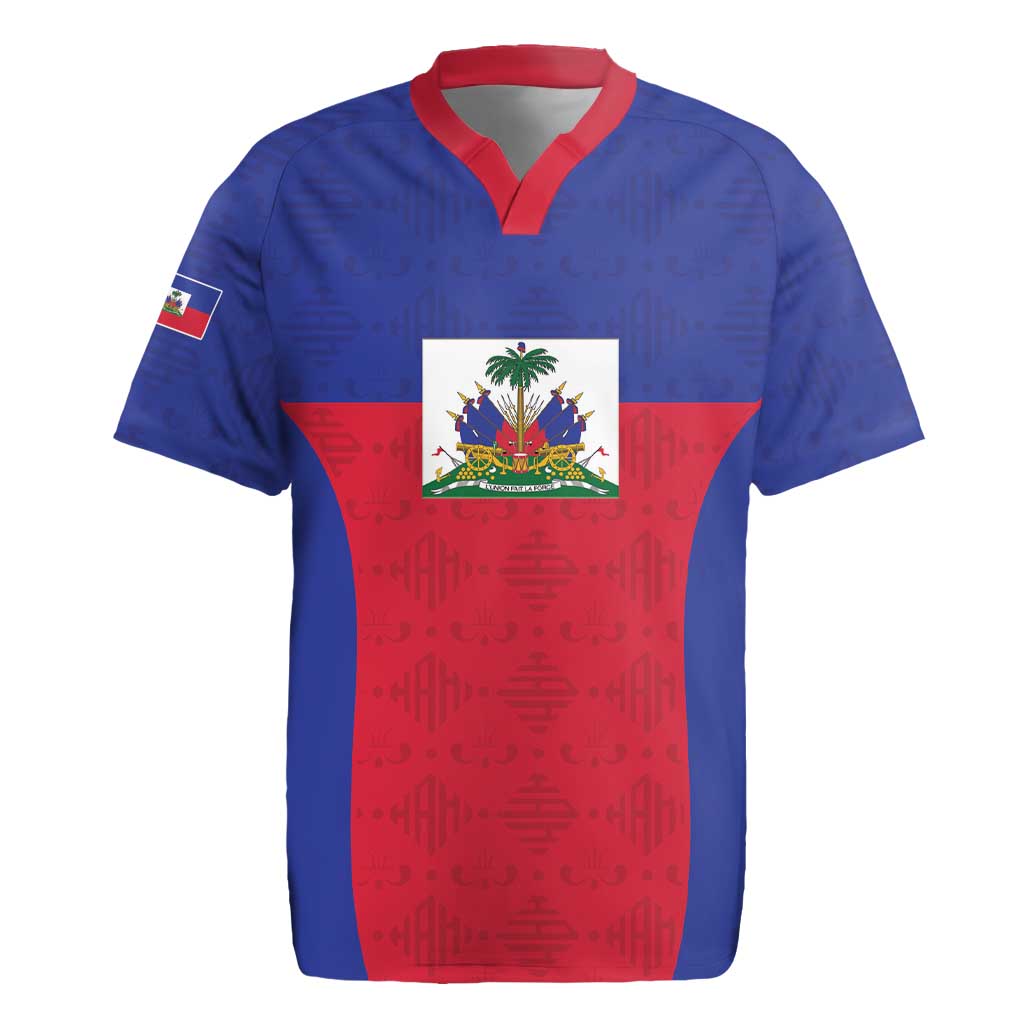 Afro Pride of Haiti Football Rugby Jersey Return to the World Stage - African Pride