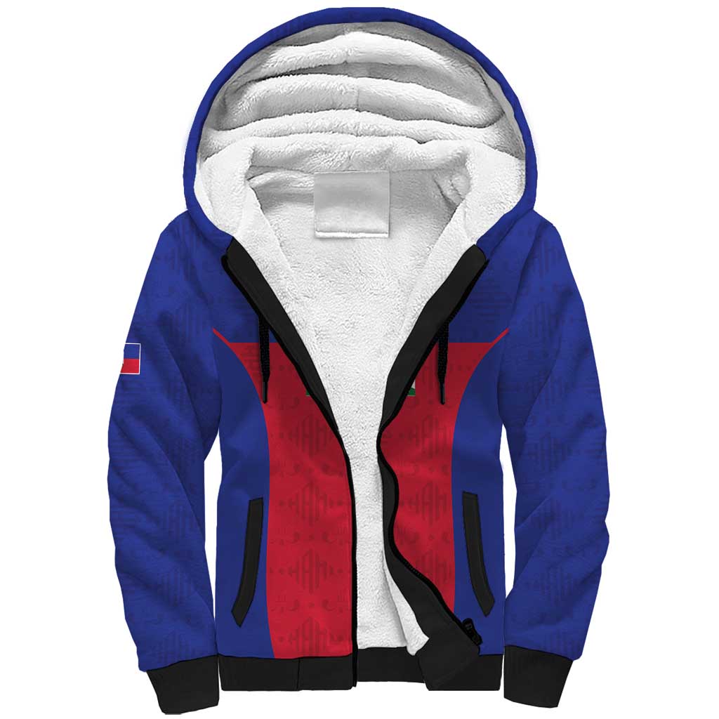 Afro Pride of Haiti Football Sherpa Hoodie Return to the World Stage - African Pride