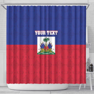 Afro Pride of Haiti Football Shower Curtain Return to the World Stage - African Pride