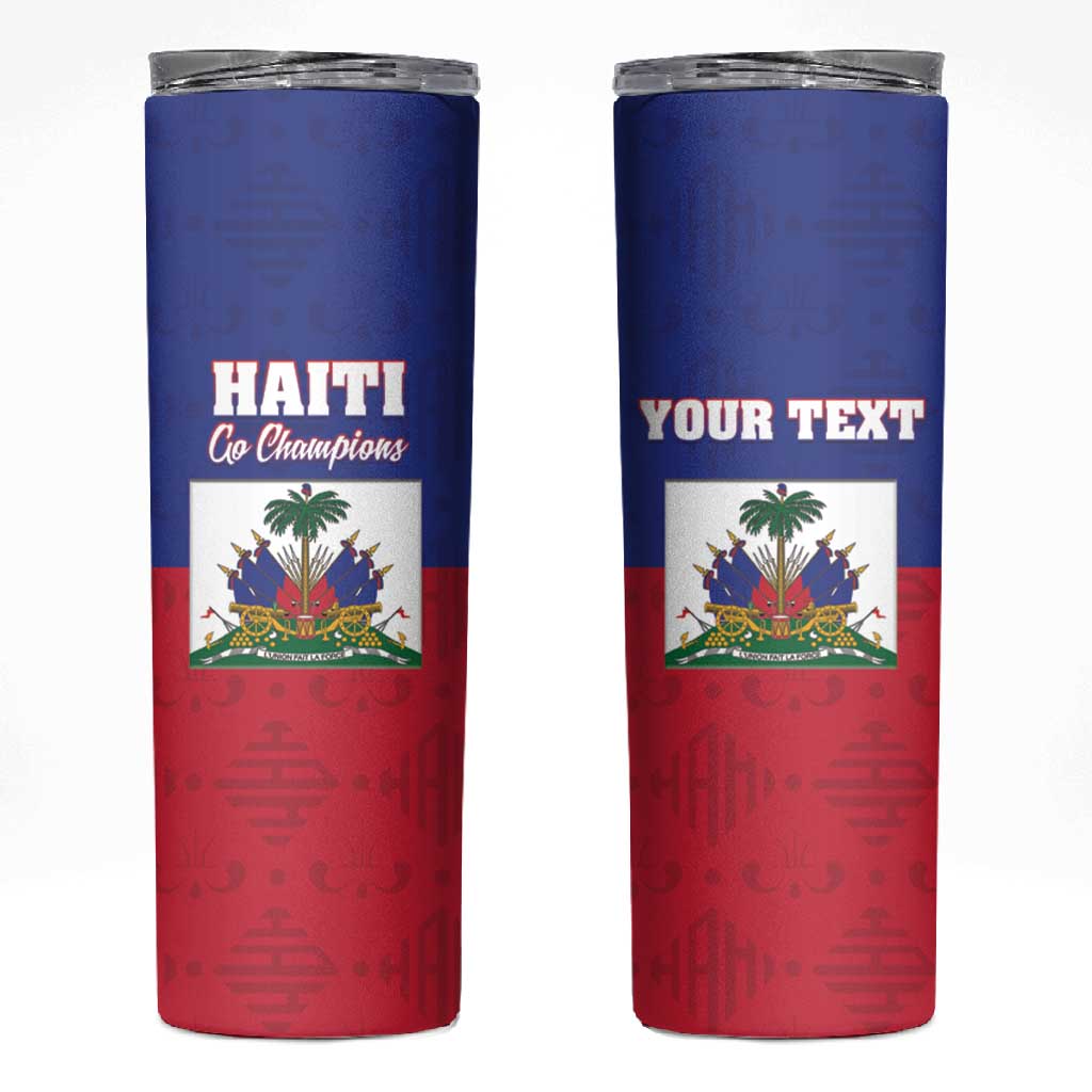 Afro Pride of Haiti Football Skinny Tumbler Return to the World Stage - African Pride