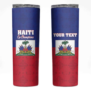 Afro Pride of Haiti Football Skinny Tumbler Return to the World Stage - African Pride