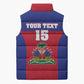 Custom Haiti Football Sleeveless Puffer Jacket Les Grenadiers 2026 Back to the World Cup