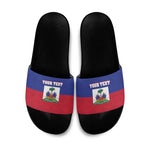 Custom Haiti Football Slide Sandals Les Grenadiers 2026 Back to the World Cup