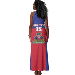 Afro Pride of Haiti Football Tank Maxi Dress Return to the World Stage - African Pride