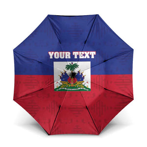 Custom Haiti Football Umbrella Les Grenadiers 2026 Back to the World Cup