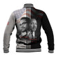 Civil Rights Legends Baseball Jacket Martin Luther King And Malcolm X - African Pride