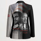 Martin Luther King And Malcolm X Blazer Two Minds One Movement