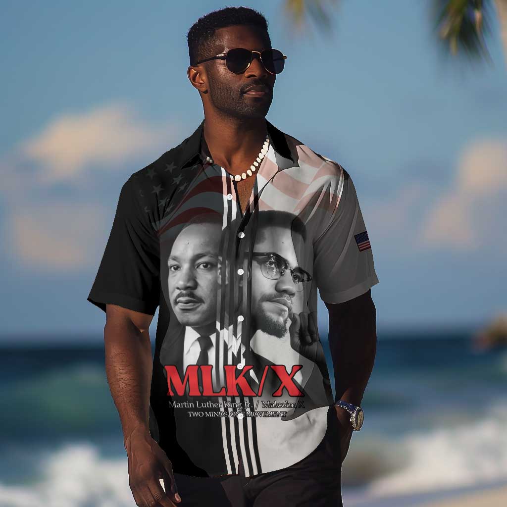 Civil Rights Legends Hawaiian Shirt Martin Luther King And Malcolm X - African Pride
