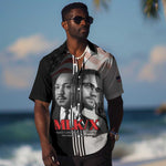 Civil Rights Legends Hawaiian Shirt Martin Luther King And Malcolm X - African Pride