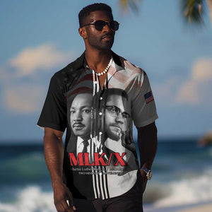 Civil Rights Legends Hawaiian Shirt Martin Luther King And Malcolm X LT15