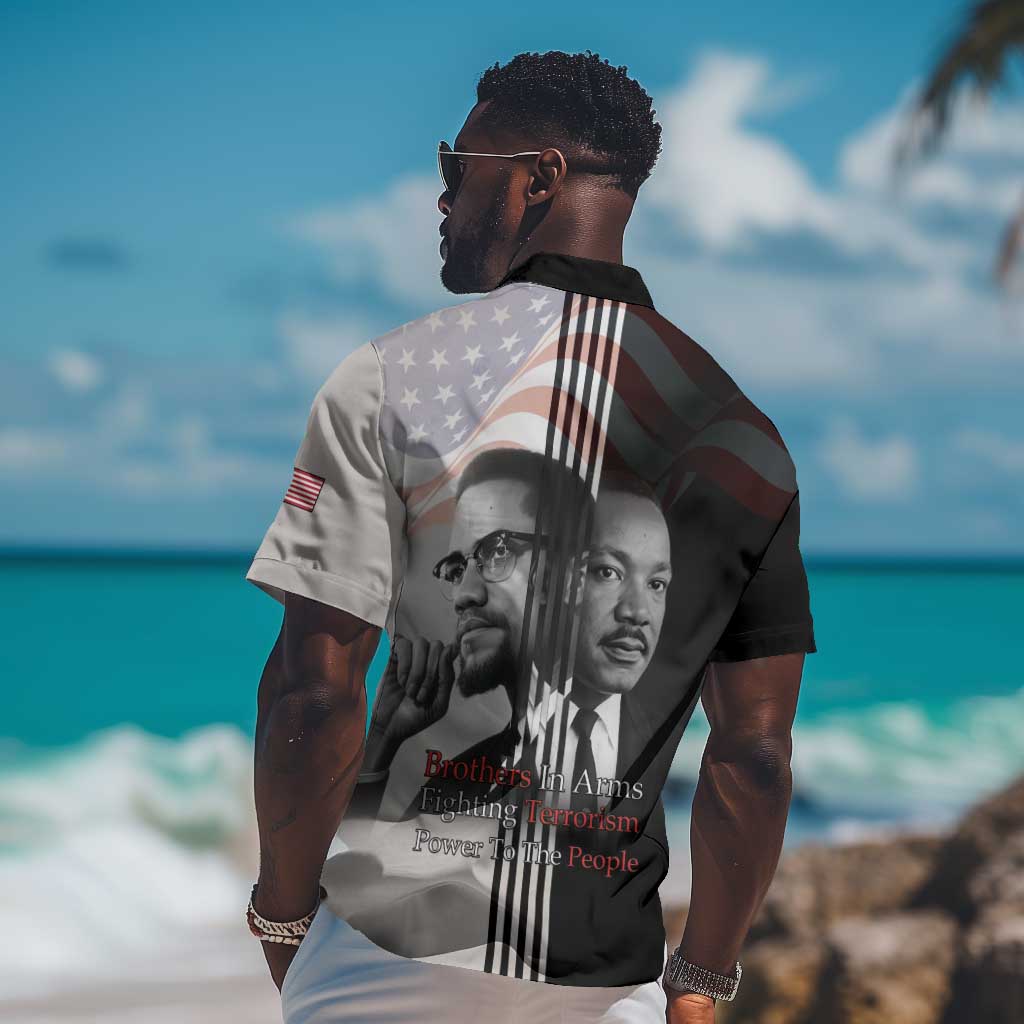 Civil Rights Legends Hawaiian Shirt Martin Luther King And Malcolm X - African Pride