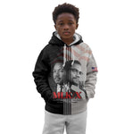 Civil Rights Legends Kid Hoodie Martin Luther King And Malcolm X - African Pride